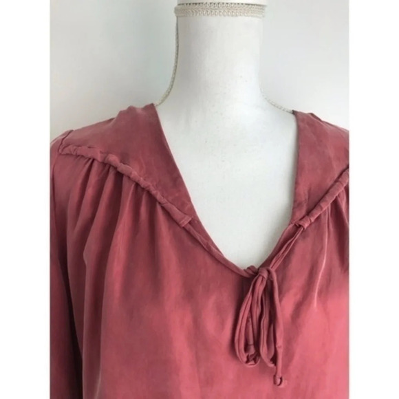 Young Fabuous & Broke • NWT Clay Red V Neck Blouse - Picture 2 of 5